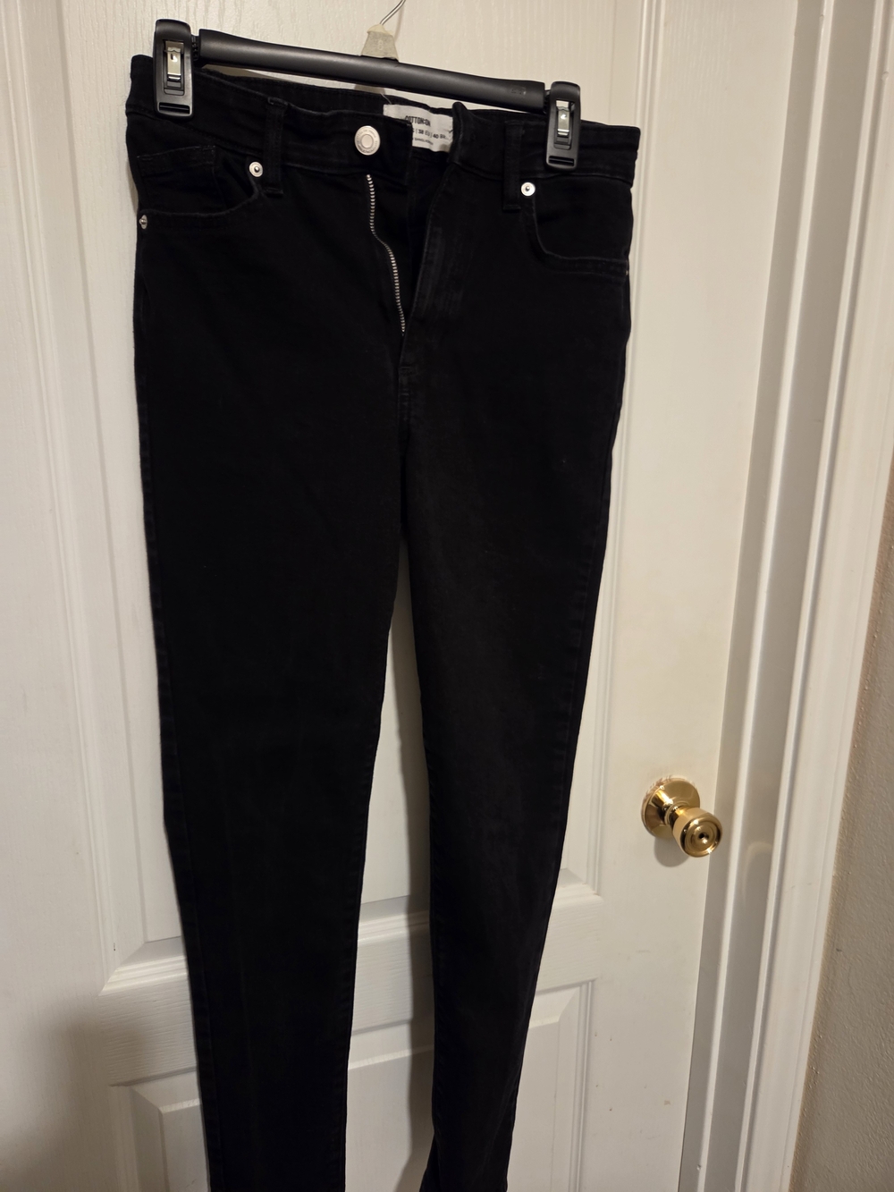 Cotton On Black Skinny Jeans - High Rise Slim Fit
